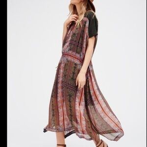 Free People Gardenia Fog Maxi Dress-XS-Boho Romantic